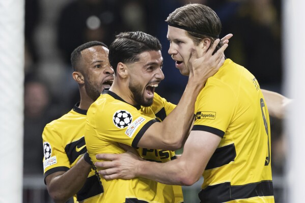 Galatasaray Young Boys Braga head to Champions League group